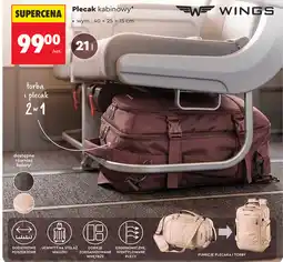 Biedronka Plecak kabinowy WINGS oferta