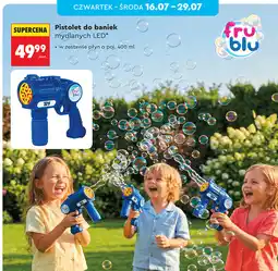 Biedronka Pistolet do baniek mydlanych LED Fru Blu oferta