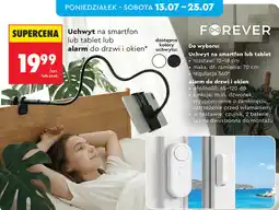 Biedronka Uchwyt na smartfon lub tablet lub alarm do drzwi i okien Forever oferta