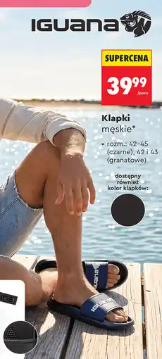 Biedronka Klapki męskie oferta