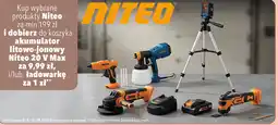 Biedronka Niteo Narzędzia akumulatorowe i akcesoria oferta