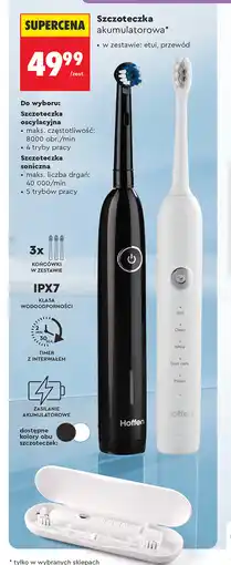 Biedronka Hoffen Szczoteczka akumulatorowa oferta