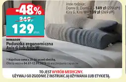 Biedronka Poduszka ergonomiczna Domaison Axis G lub Axis W oferta