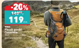 Biedronka WINGS Plecak górski Canastero oferta