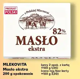 Kaufland Masło ekstra MLEKOVITA oferta
