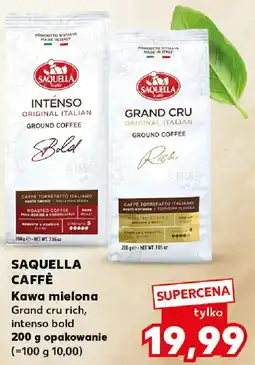 Kaufland SAQUPELLA Kawa mielona Grand cru rich, intenso bold oferta