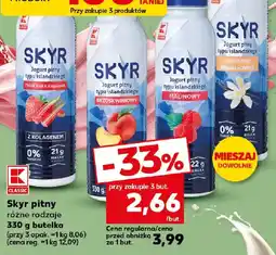 Kaufland Skyr pitny różne rodzaje oferta
