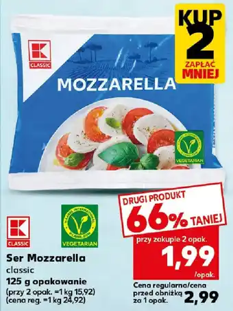 Kaufland Ser Mozzarella classic oferta