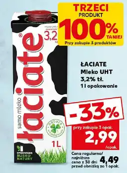 Kaufland Mleko UHT Łaciate oferta