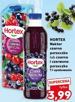 Kaufland Hortex Nektar czarna porzeczka lub czarna i czerwona porzeczka oferta