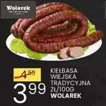 Wafelek Kiełbasa Wiejska Tradycyjna Wolarek oferta