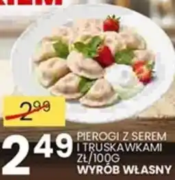 Wafelek Pierogi z serem i truskawkami oferta