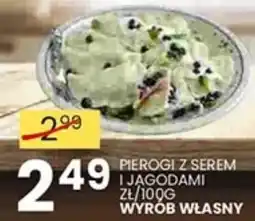 Wafelek Pierogi z serem i jagodami oferta