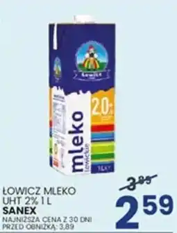 Wafelek Mleko UHT 2% Sanex oferta