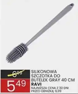 Wafelek Silikonowa szczotka do butelek gray 40 cm RAVI oferta