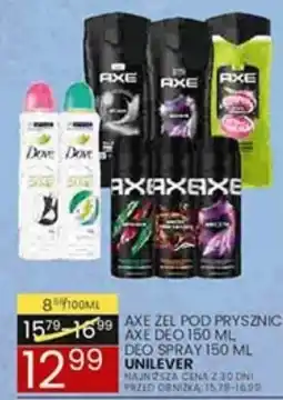 Wafelek AXE ŻEL POD PRYSZNIC oferta