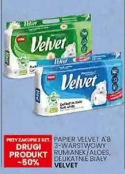 Wafelek Papier Velvet A8 3-warstwowy rumianek/aloes, delukatnie biały Velvet oferta