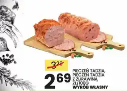 Wafelek Pieczeń Tadzia, Pieczeń Tadzia z Żurawiną oferta