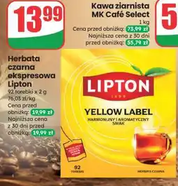 Dino Herbata czarna ekspresowa Lipton oferta