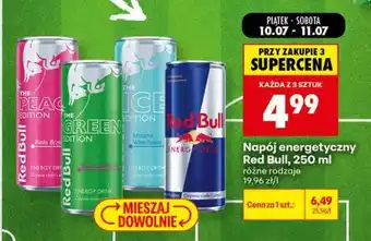 Biedronka NAPÓJ ENERGETYCZNY RED BULL 250 ML oferta