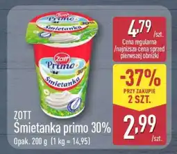 ALDI ZOTT Śmietanka Primo 30% oferta