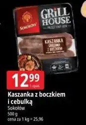 E.Leclerc Kaszanka z boczkiem i cebulką Sokołów oferta