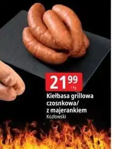 E.Leclerc Kiełbasa grillowa czosnkowa/z majerankiem Kozłowski oferta