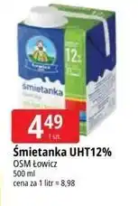 E.Leclerc Śmietanka UHT 12% OSM Łowicz oferta