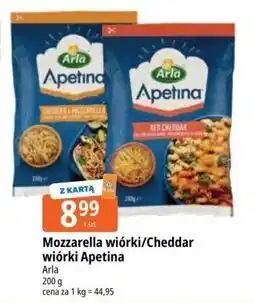 E.Leclerc Mozzarella wiórki/Cheddar wiórki Apetina Arla oferta