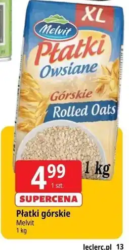 E.Leclerc Płatki górskie Melvit oferta