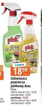 E.Leclerc Odświeżacz powietrza jabłkowy Atas oferta