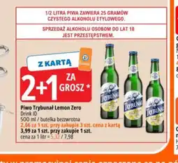 E.Leclerc Piwo Trybunał Lemon Zero oferta