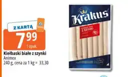 E.Leclerc Kiełbaski białe z szynki Krakus oferta