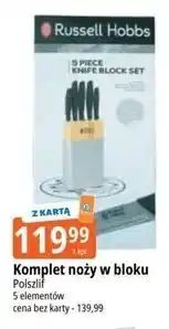 E.Leclerc Komplet noży w bloku Russell Hobbs oferta
