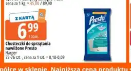 E.Leclerc Chusteczki do sprzątania nawilżone Presto oferta
