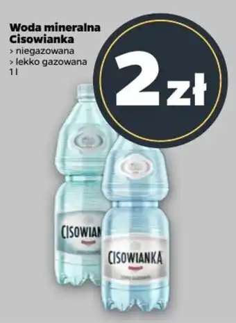 Netto Woda mineralna Cisowianka oferta
