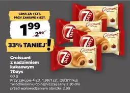 Netto Croissant z nadzieniem kakaowym 7Days oferta