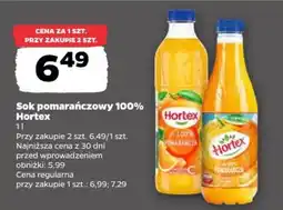 Netto Sok pomarańczowy 100% Hortex oferta