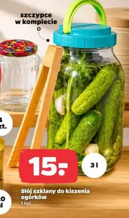 Netto Słoń szklany do kiszenia ogórków oferta