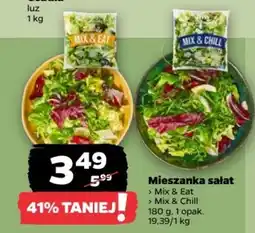Netto Mieszanka sałat Mix & Eat Mix & Chill oferta