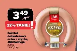 Netto Pasztet delikatesowy extra z szynką JBB Baldyga oferta