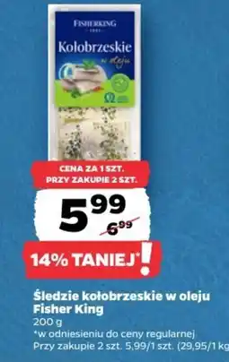 Netto Śledzie kołobrzeskie w oleju Fisher King oferta