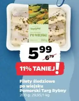 Netto Filety śledziowe po wiejsku Pomorski Targ Rybny oferta