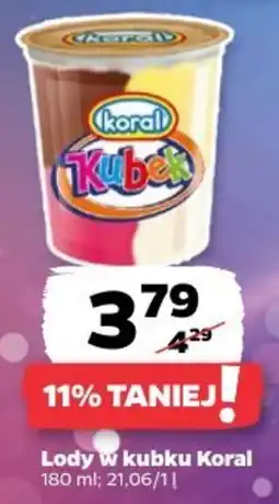 Netto Lody w kubku Koral oferta