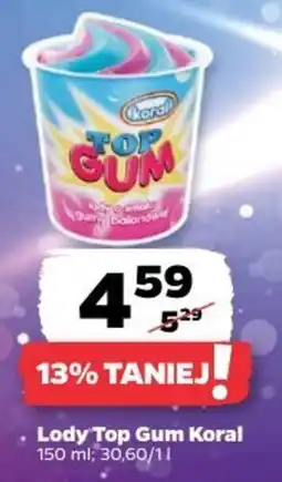Netto Lody Top Gum Koral oferta