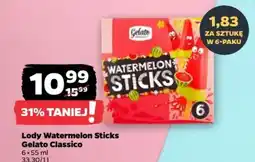Netto Lody Watermelom Sticks Gelato Classico oferta