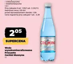 Netto Woda wysokomineralizowana Frizzante Cechini Muszyna oferta