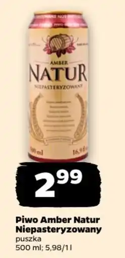 Netto Piwo Amber Natur Niepasteryzowany oferta