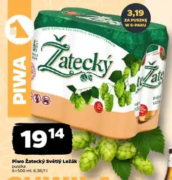 Netto Piwo Žatecký Světlý Ležák oferta
