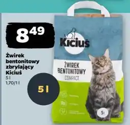 Netto Żwirek bentonitowy zbrylający Kiciuś oferta